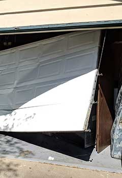 Damaged Garage Door Replacement, Lewisville