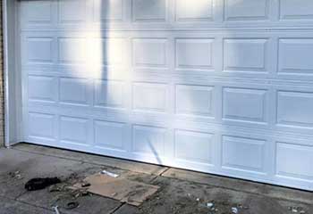 Damaged Garage Door Replacement - Lewisville